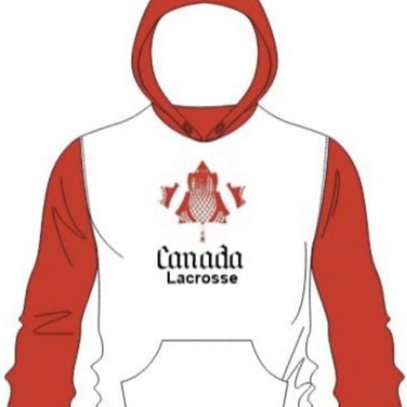 BNWT Original Handmade Canada Lacrosse Hooded Sweatshirt. - Picture 6 of 7